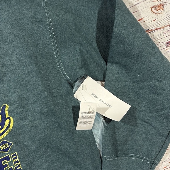 NWT Urban Outfitters Golden Hour Basketball NYC College Crewneck Sweatshirt - Picture 8 of 8